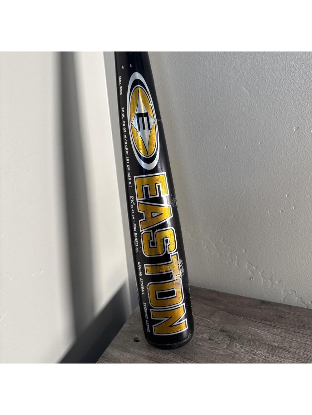 EASTON "BLACK MAGIC" BASEBALL BAT 2 5/8 MDL:BK8 32”/29oz ALLOY Extended Barrel - Picture 4 of 6